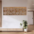 Wooden Leaf Wall Art, Minimal Botanical Wood Decor, Modern Nature Wall Hanging