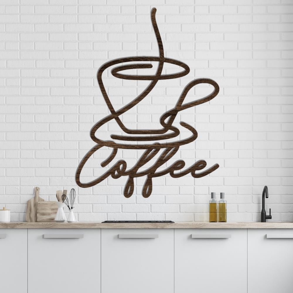 Minimalist Coffee Wall Art – Modern Kitchen & Café Decor